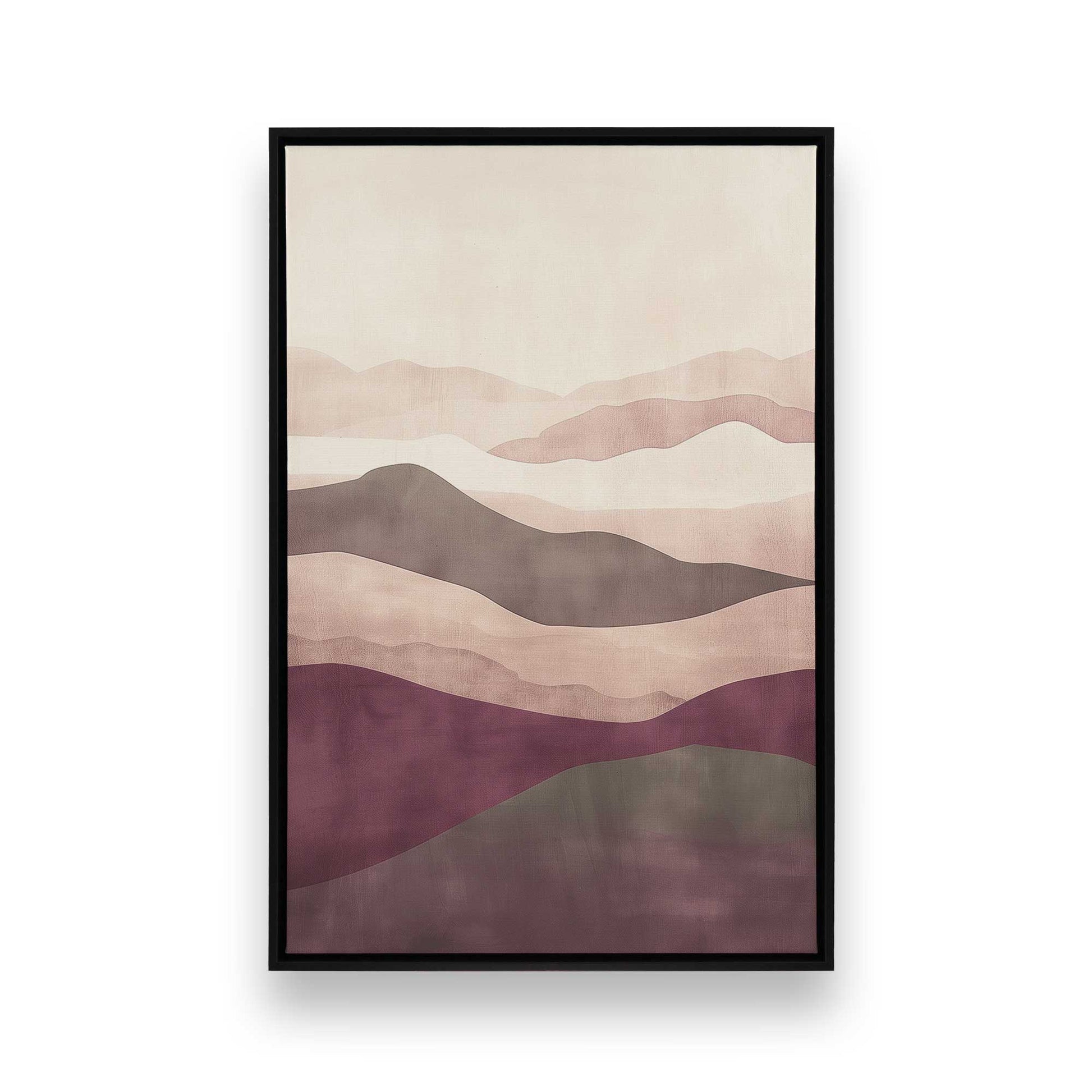 [Color:Satin Black], Picture of art in a Satin Black frame