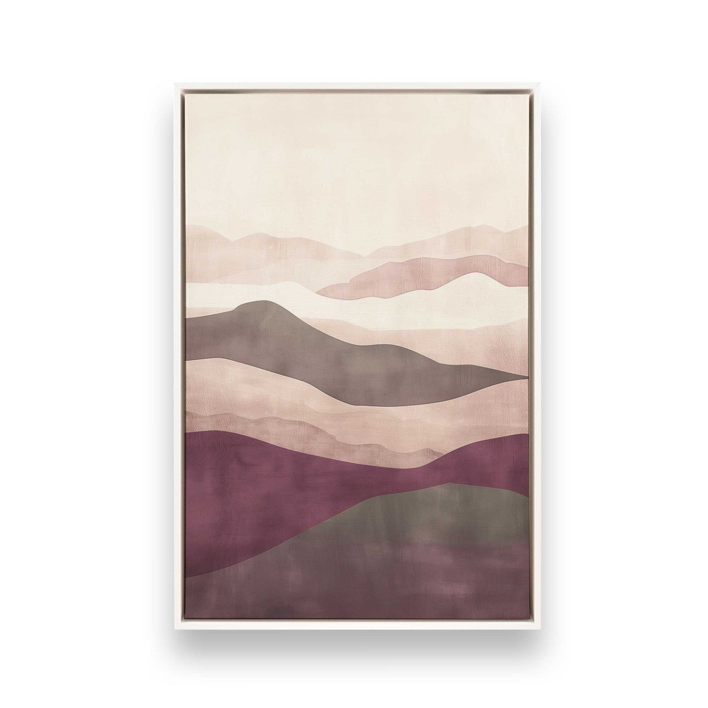 [Color:Opaque White], Picture of art in a White frame