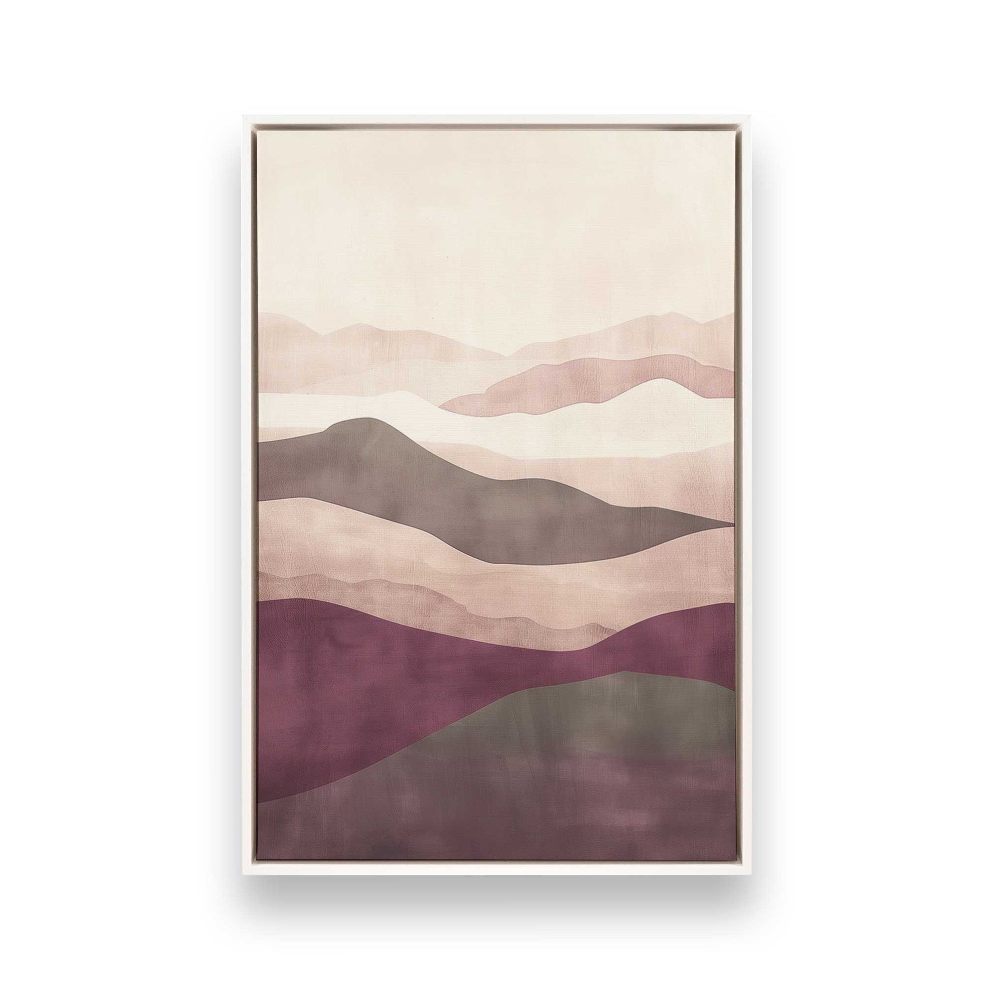 [Color:Opaque White], Picture of art in a White frame