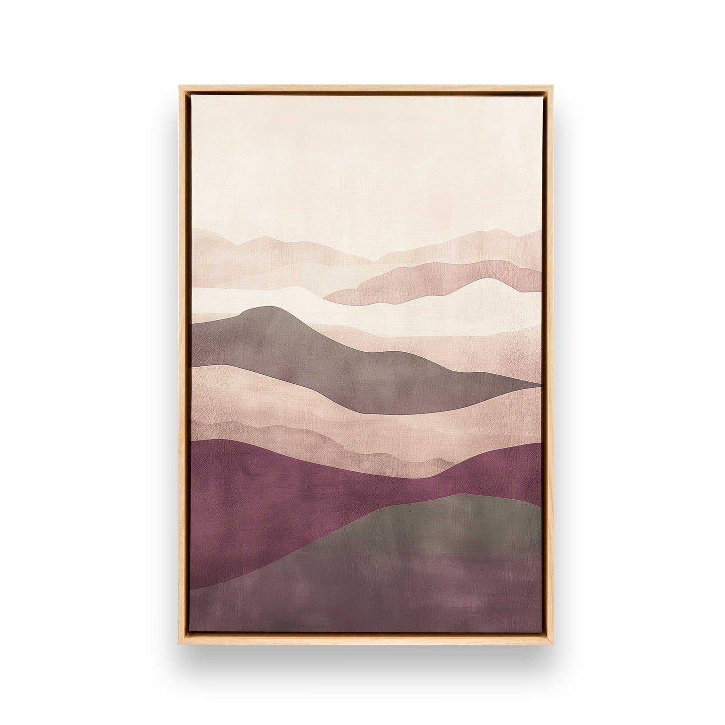 [Color:American Maple], Picture of art in a American Maple frame