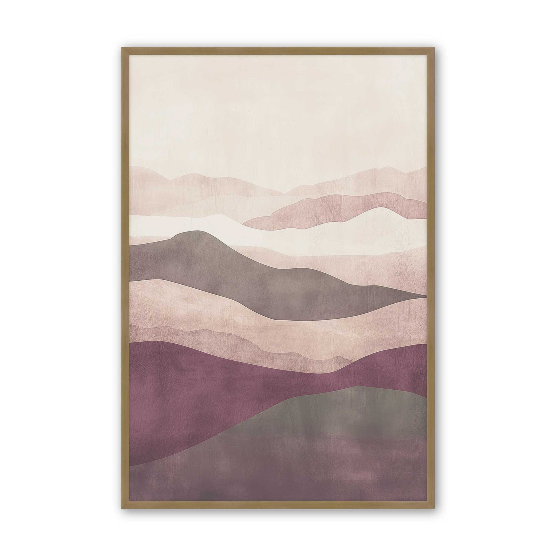 [Color:Brushed Gold], Picture of art in a Brushed Gold frame