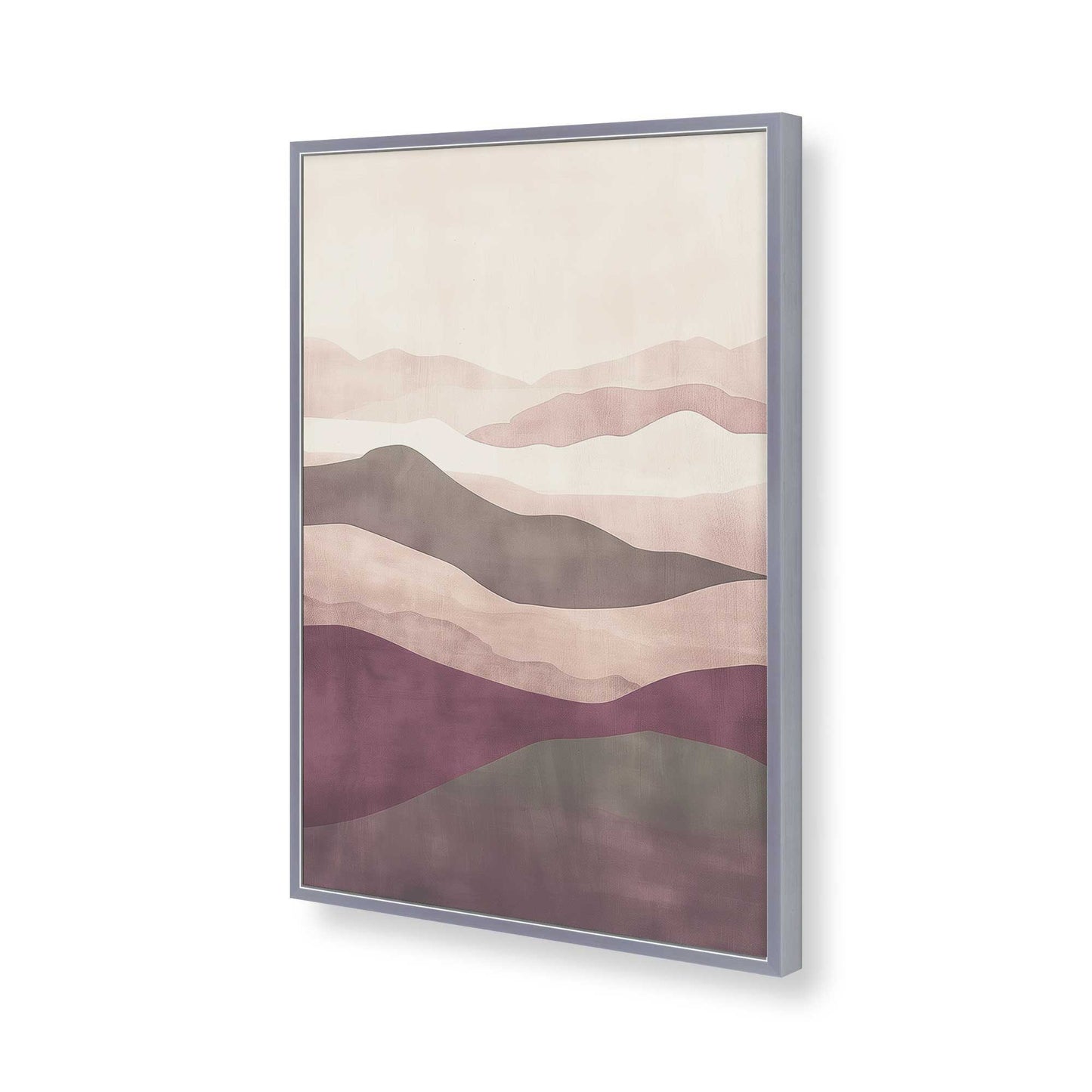 [Color:Polished Chrome], Picture of art in a Polished Chrome frame of the corner