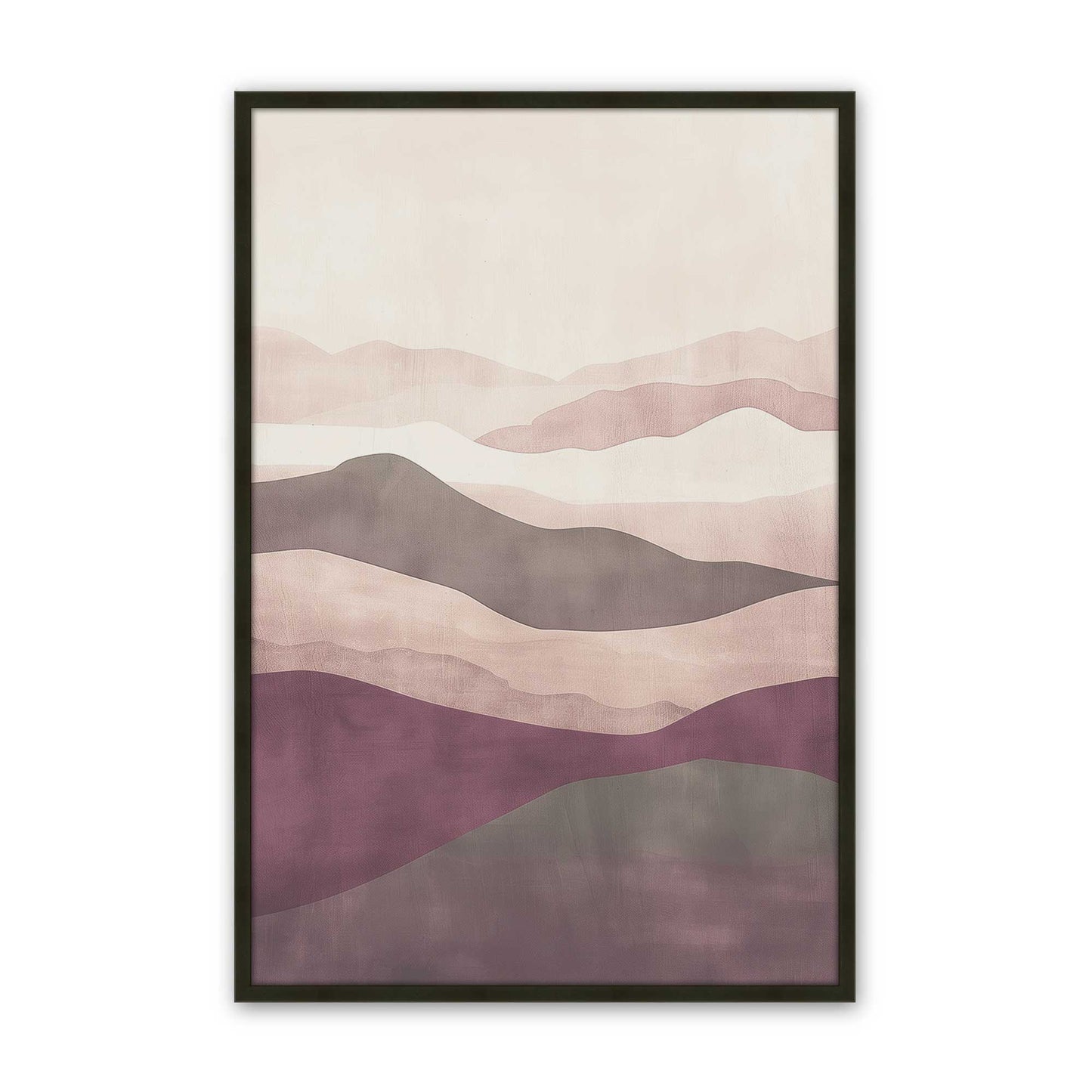 [Color:Satin Black], Picture of art in a Satin Black frame