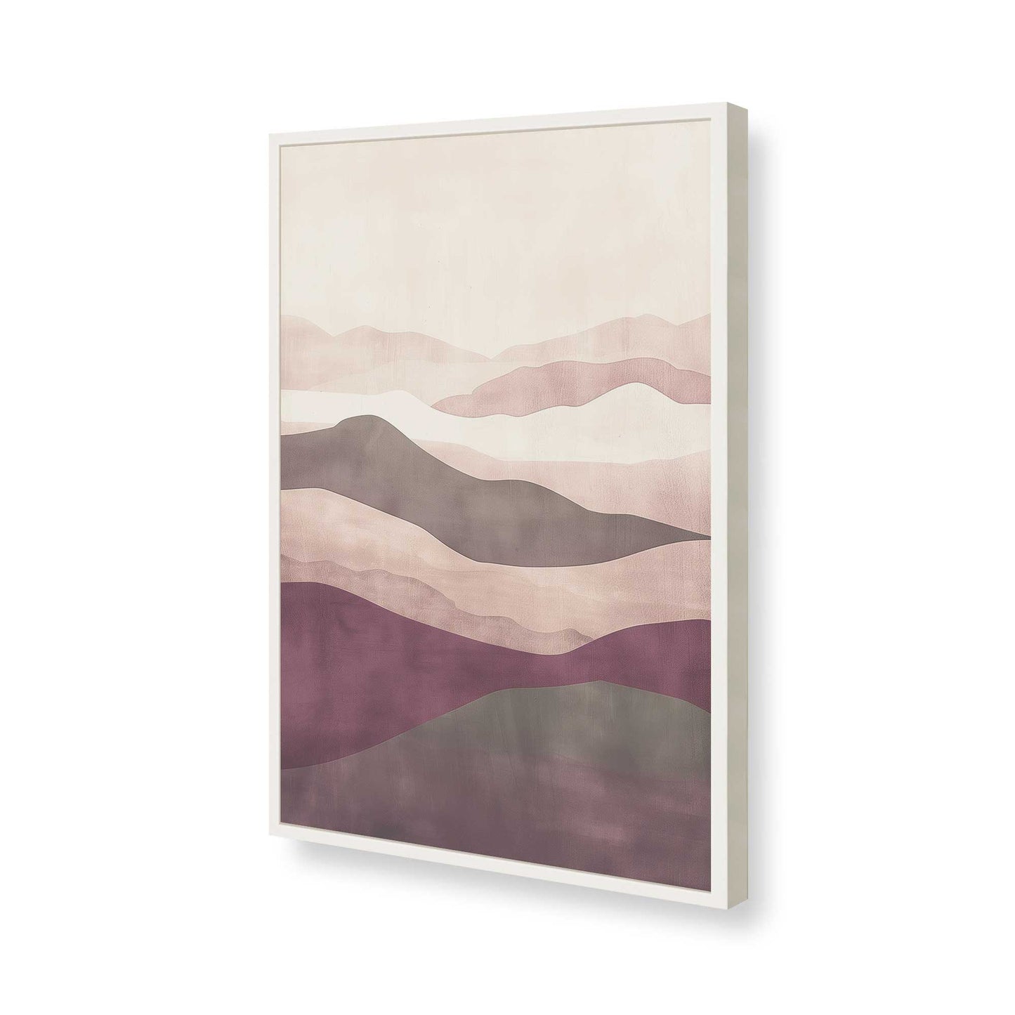 [Color:Opaque White], Picture of art in a Opaque White frame of the corner
