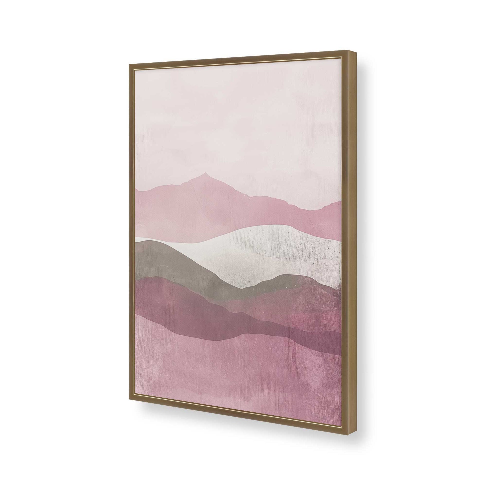 [Color:Brushed Gold], Picture of art in a Brushed Gold frame of the corner