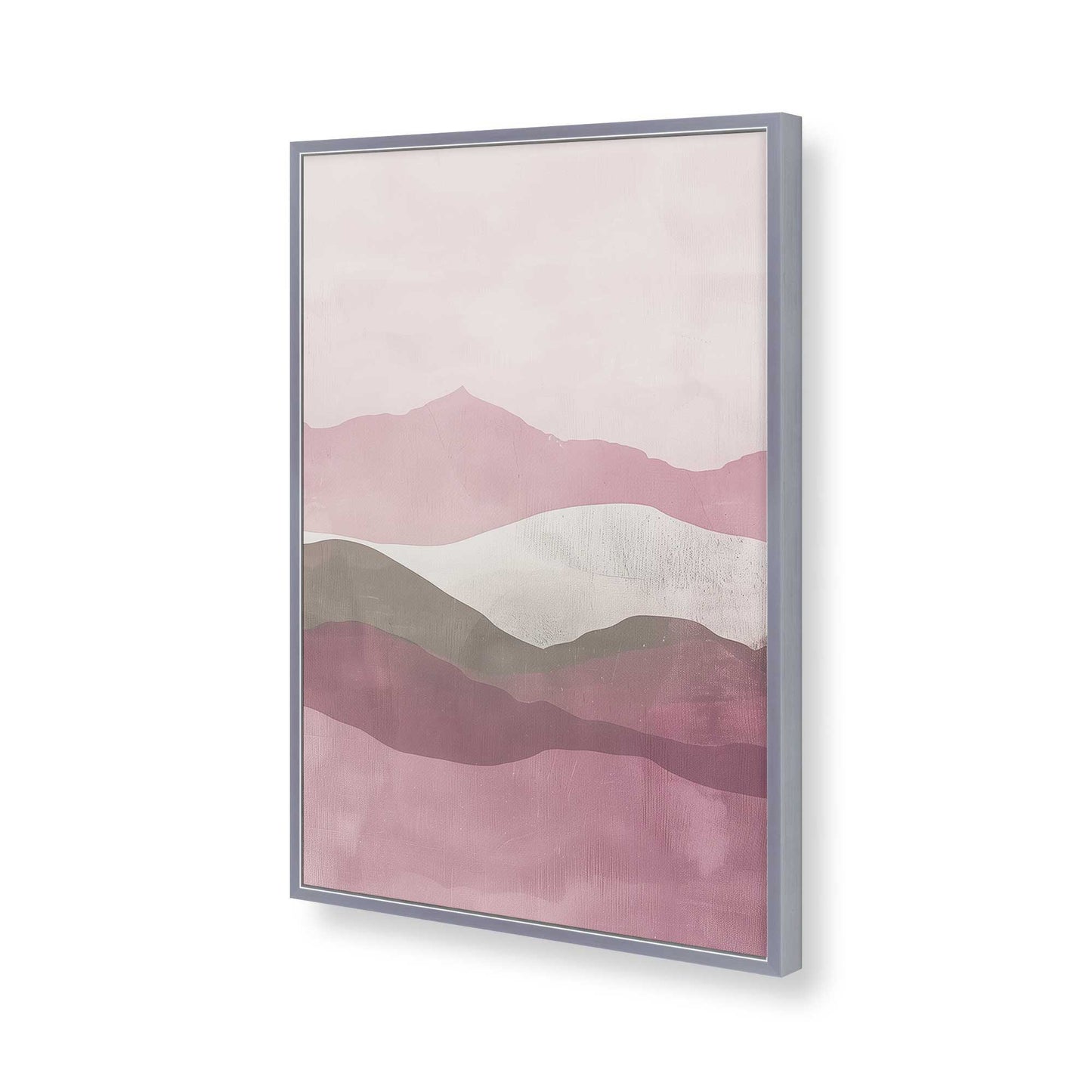 [Color:Polished Chrome], Picture of art in a Polished Chrome frame of the corner