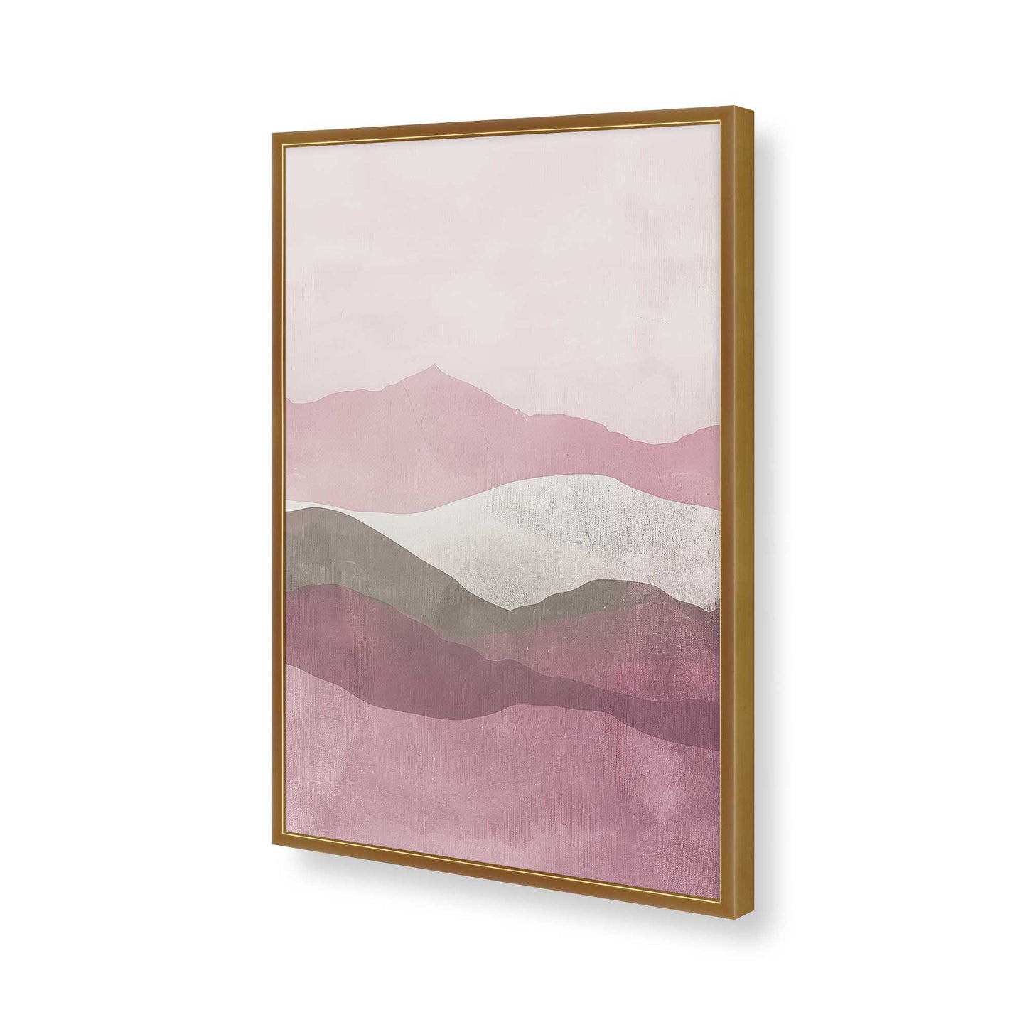 [Color:Polished Gold], Picture of art in a Polished Gold frame of the corner