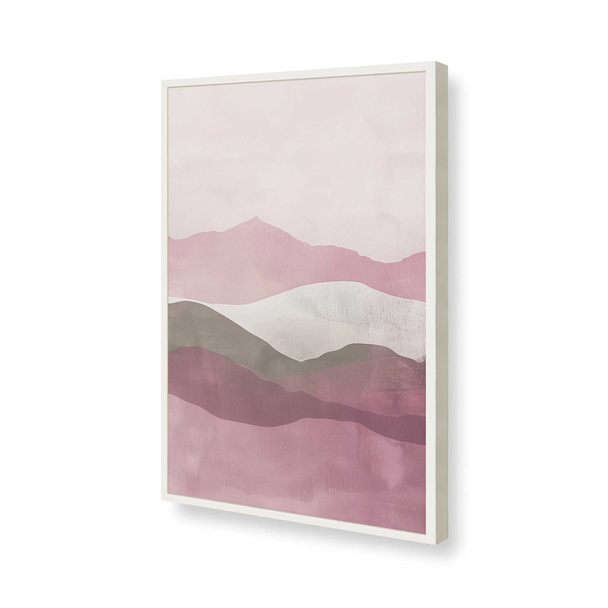 [Color:Opaque White], Picture of art in a Opaque White frame of the corner