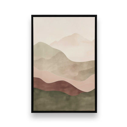 [Color:Satin Black], Picture of art in a Satin Black frame