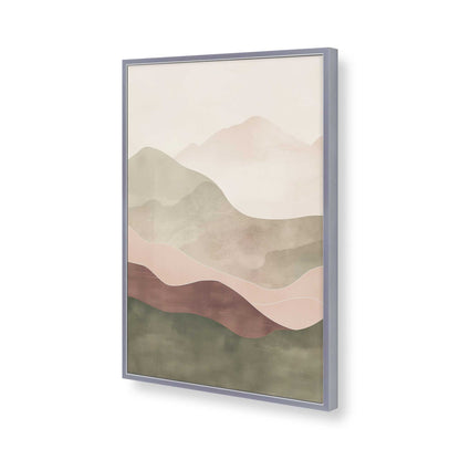 [Color:Polished Chrome], Picture of art in a Polished Chrome frame of the corner