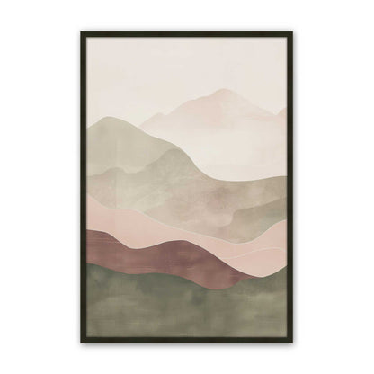 [Color:Satin Black], Picture of art in a Satin Black frame