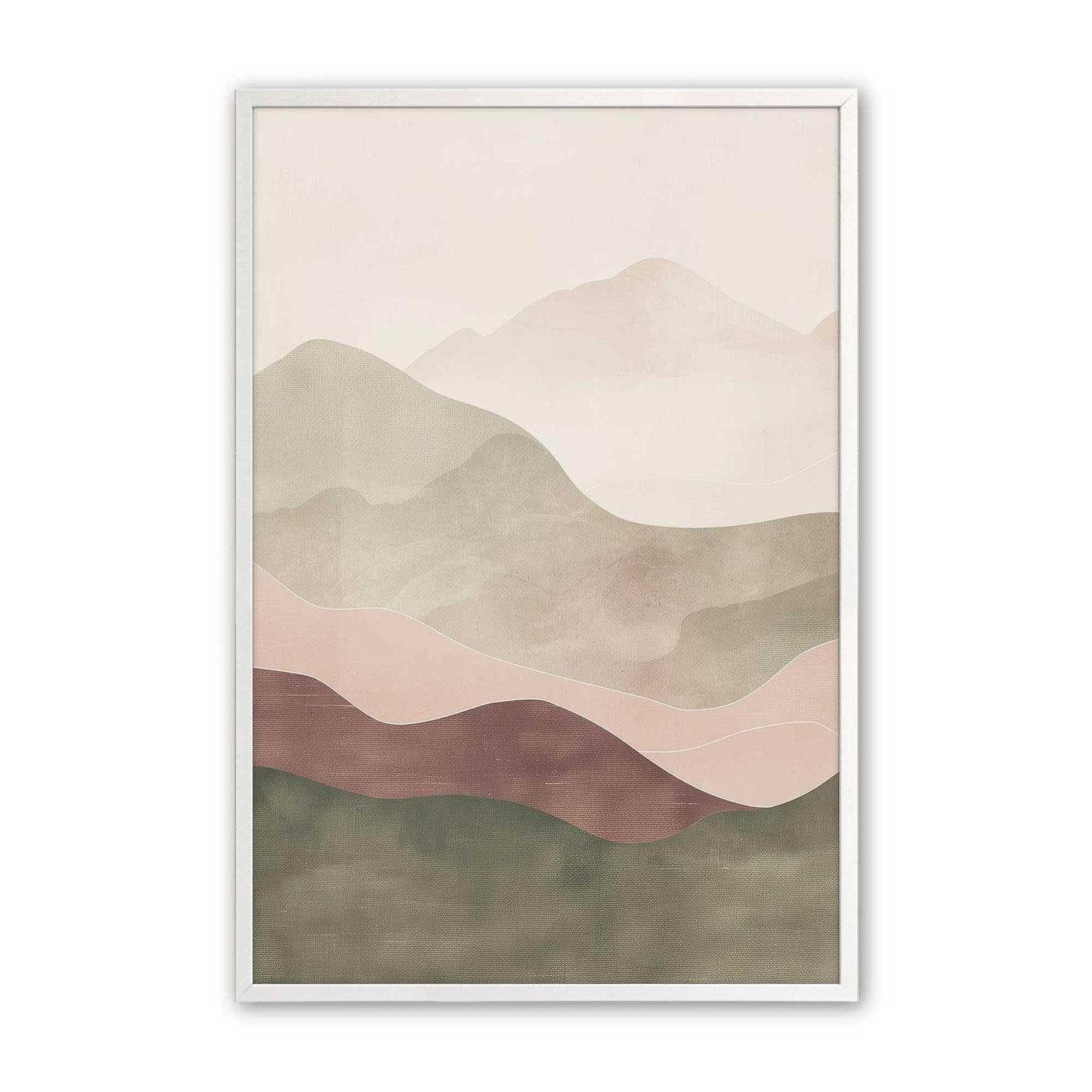 [Color:Opaque White], Picture of art in a Opaque White frame