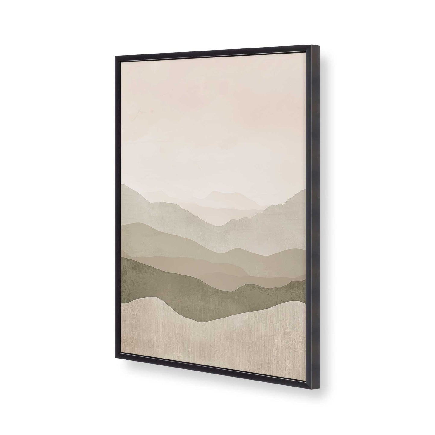 [Color:Weathered Zinc], Picture of art in a Weathered Zinc frame of the corner