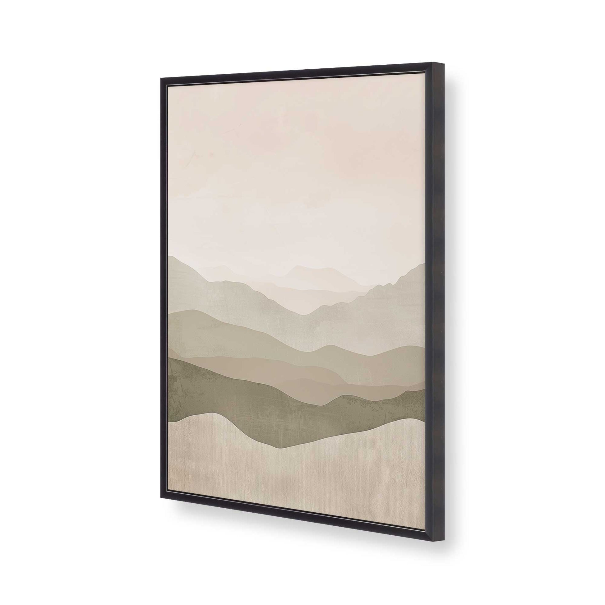 [Color:Weathered Zinc], Picture of art in a Weathered Zinc frame of the corner