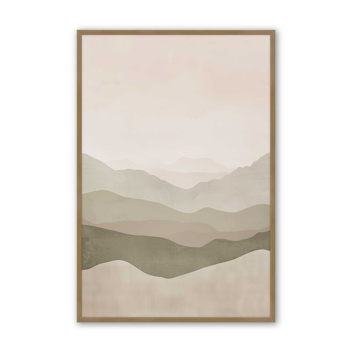 [Color:Brushed Gold], Picture of art in a Brushed Gold frame