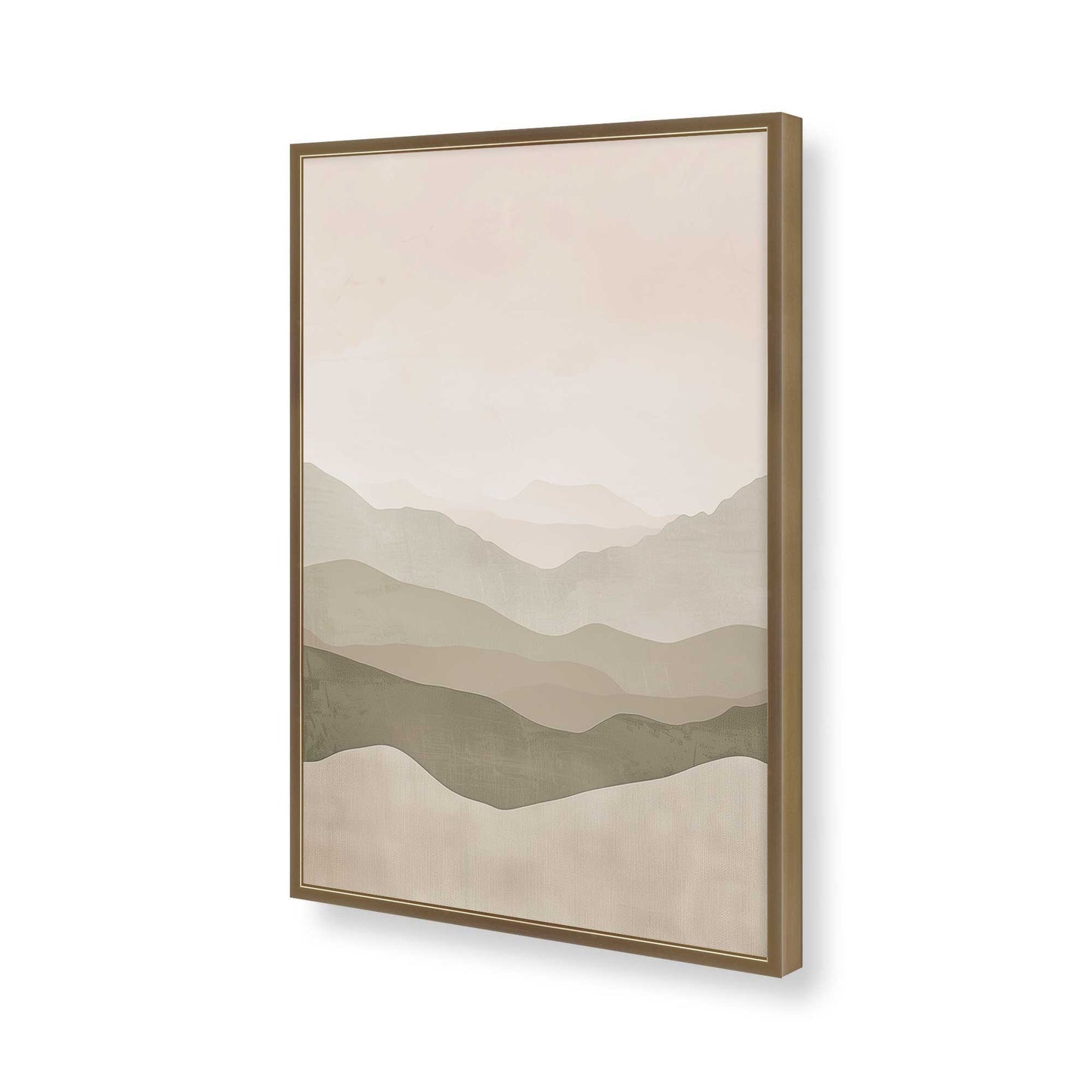 [Color:Brushed Gold], Picture of art in a Brushed Gold frame of the corner