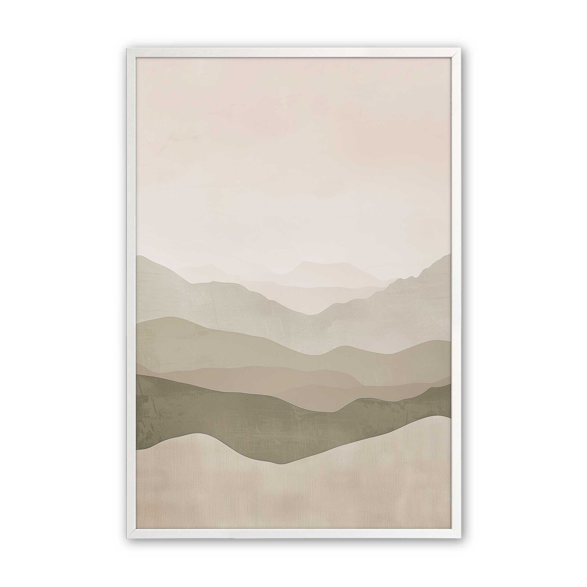 [Color:Opaque White], Picture of art in a Opaque White frame