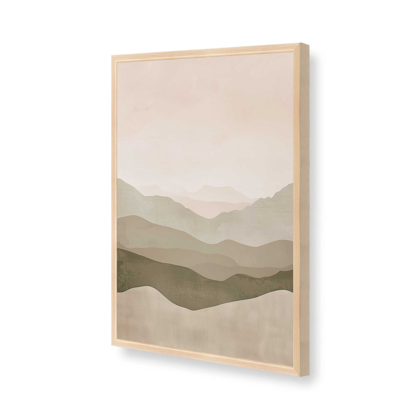 [Color:Raw Maple], Picture of art in a Raw Maple frame of the corner