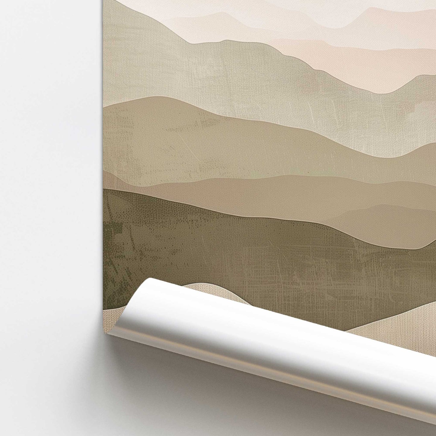 [color:Rolled Print], Picture of close up of art