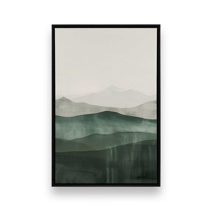 [Color:Satin Black], Picture of art in a Satin Black frame