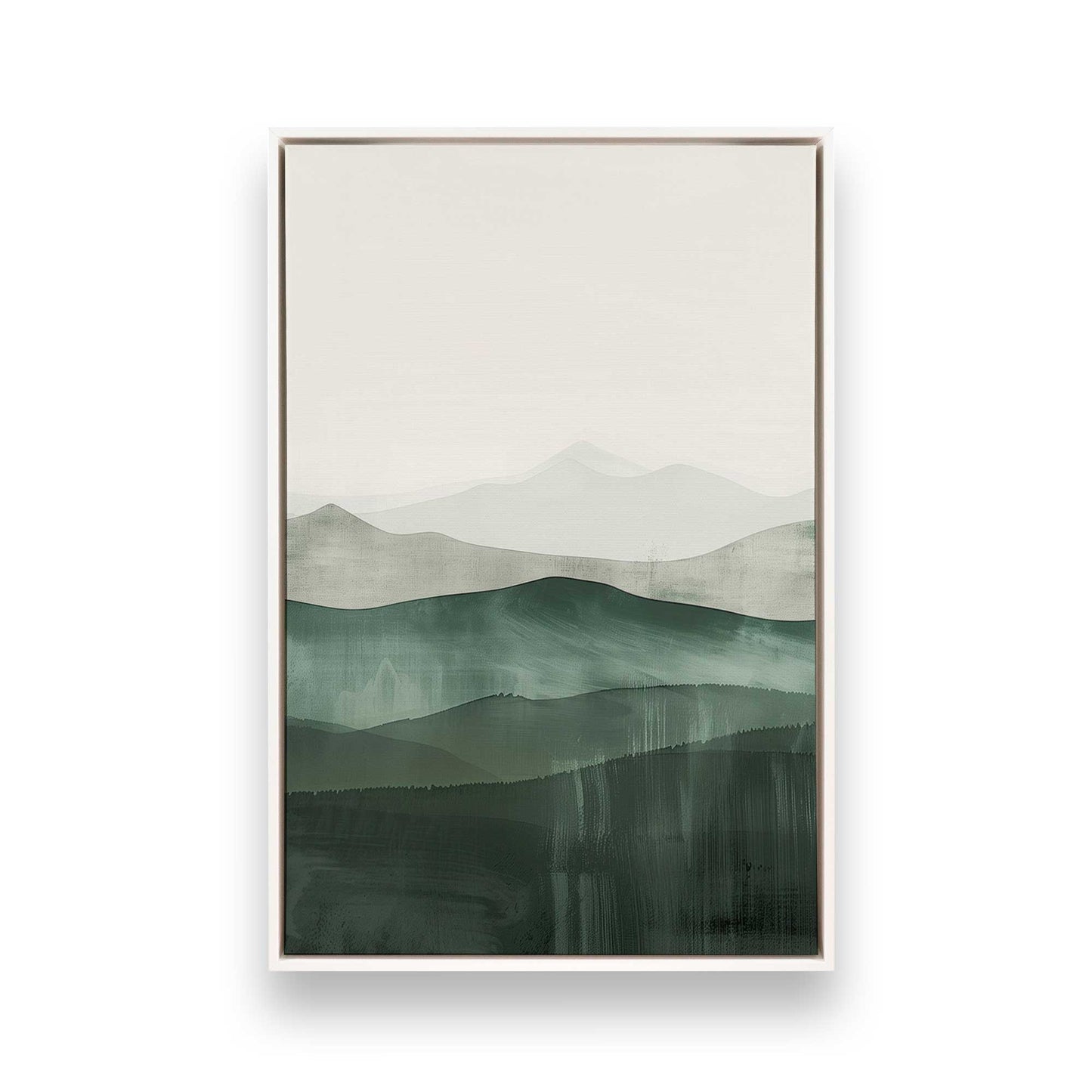 [Color:Opaque White], Picture of art in a White frame