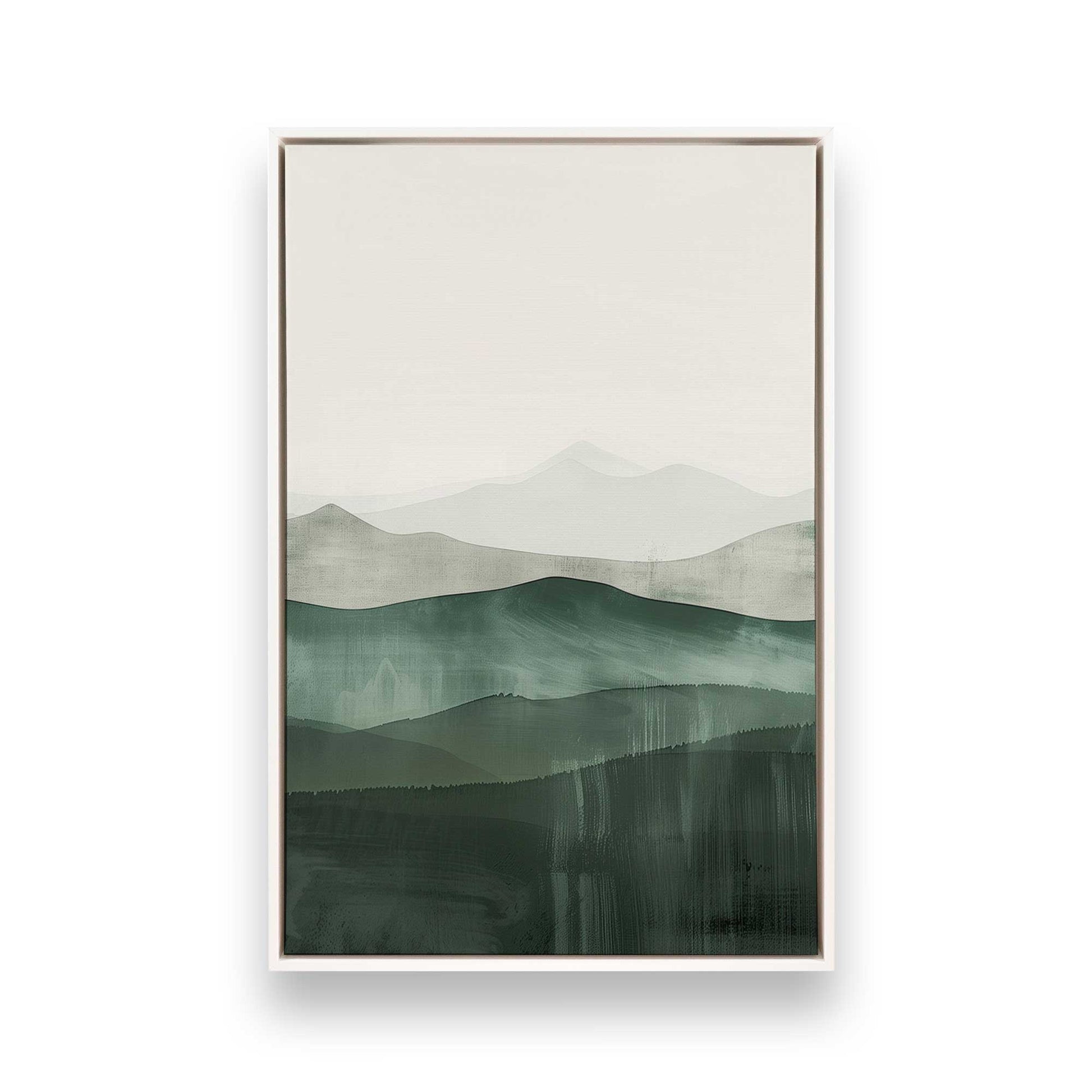[Color:Opaque White], Picture of art in a White frame
