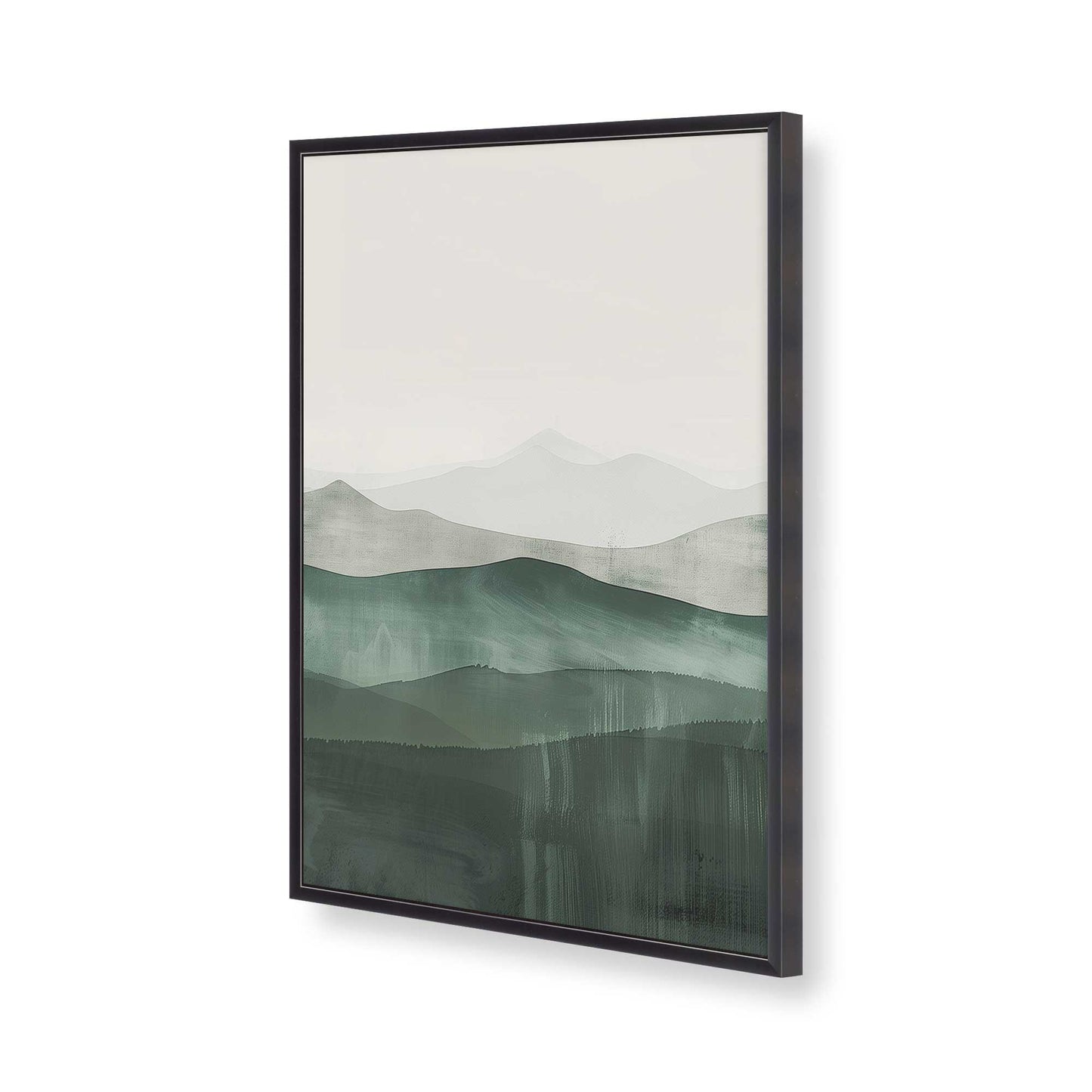 [Color:Weathered Zinc], Picture of art in a Weathered Zinc frame of the corner