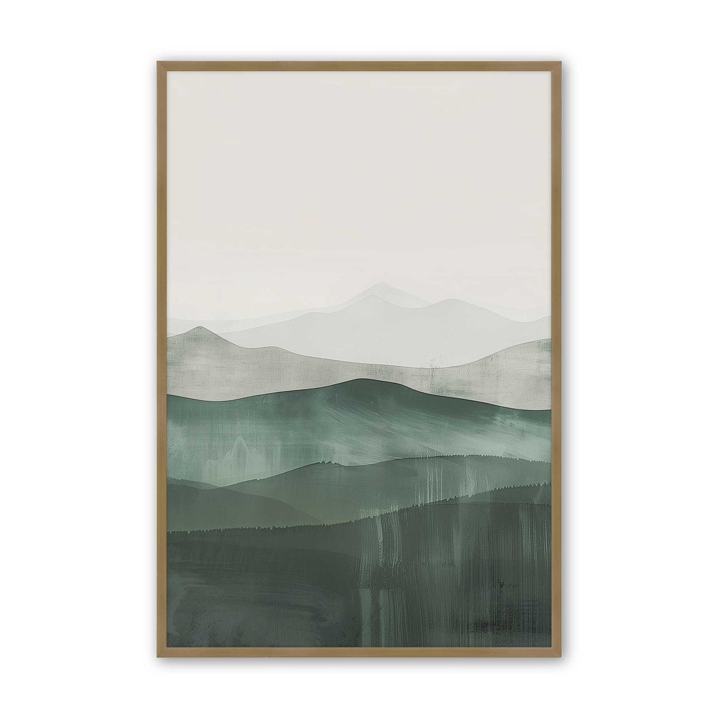 [Color:Brushed Gold], Picture of art in a Brushed Gold frame