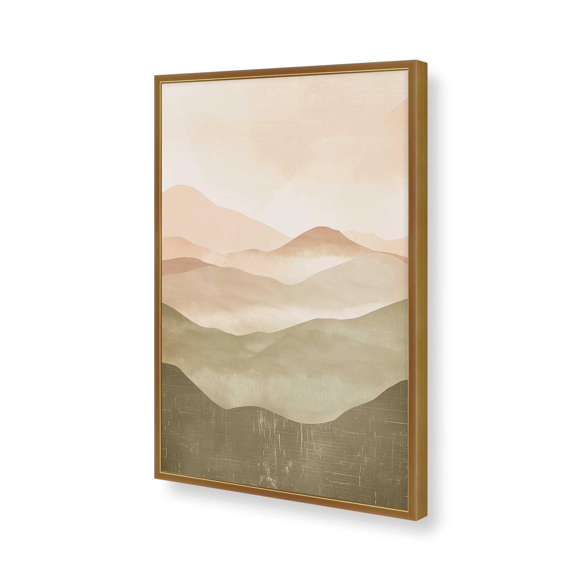 [Color:Polished Gold], Picture of art in a Polished Gold frame of the corner
