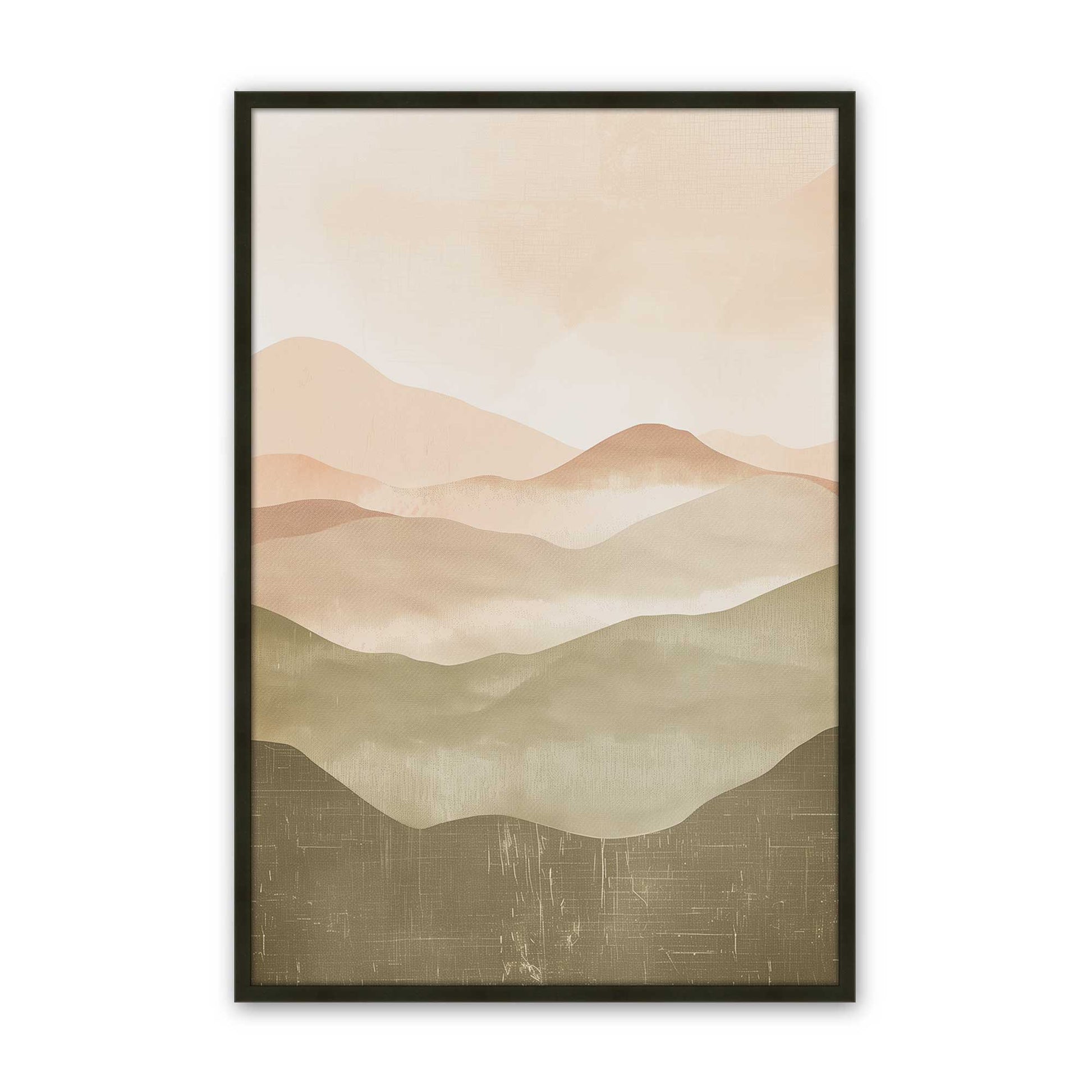 [Color:Satin Black], Picture of art in a Satin Black frame