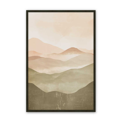 [Color:Satin Black], Picture of art in a Satin Black frame