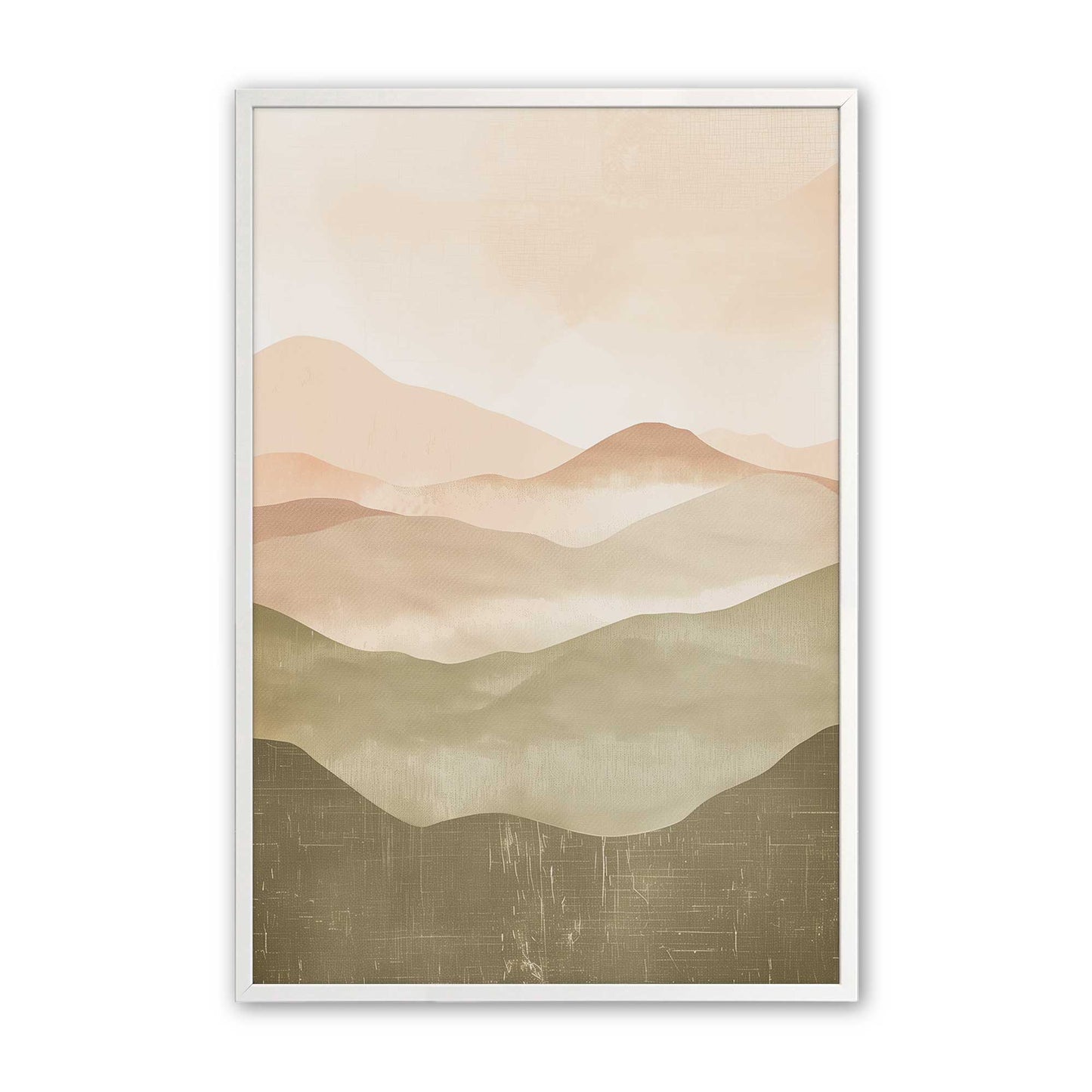 [Color:Opaque White], Picture of art in a Opaque White frame