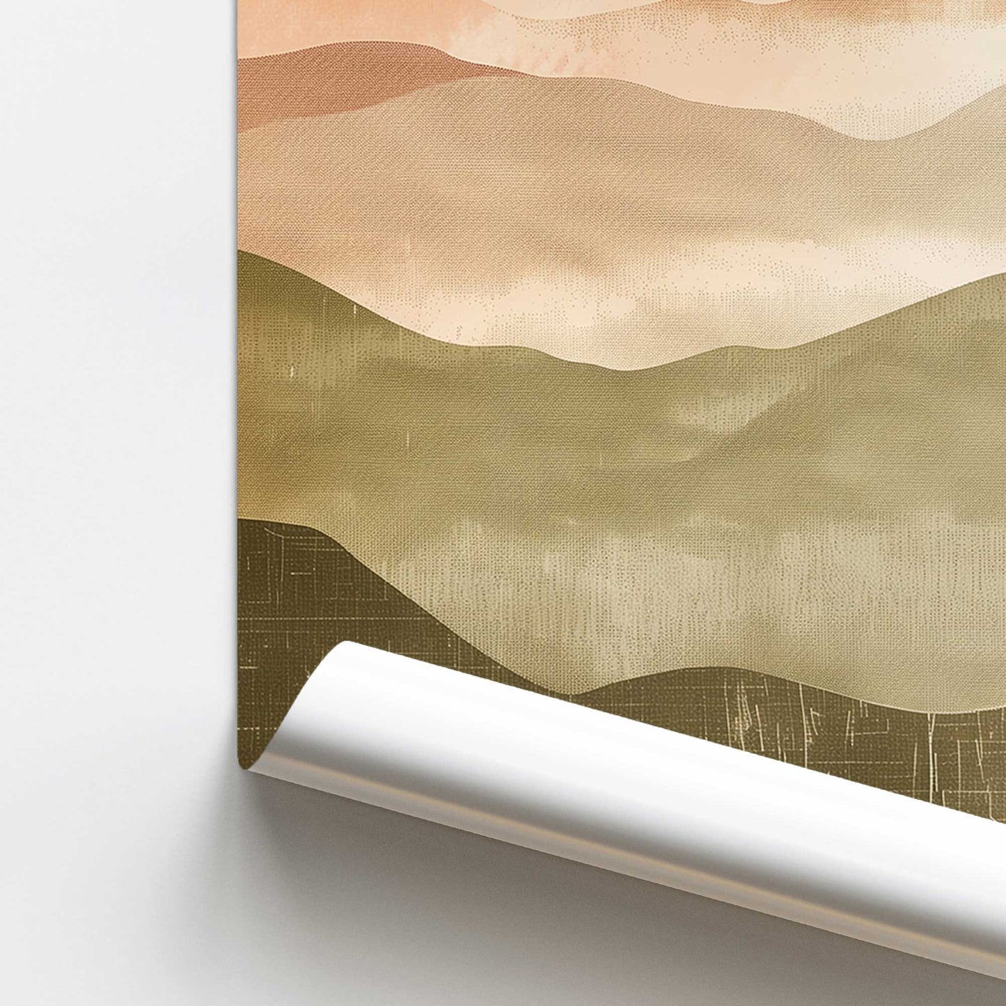 [color:Rolled Print], Picture of close up of art