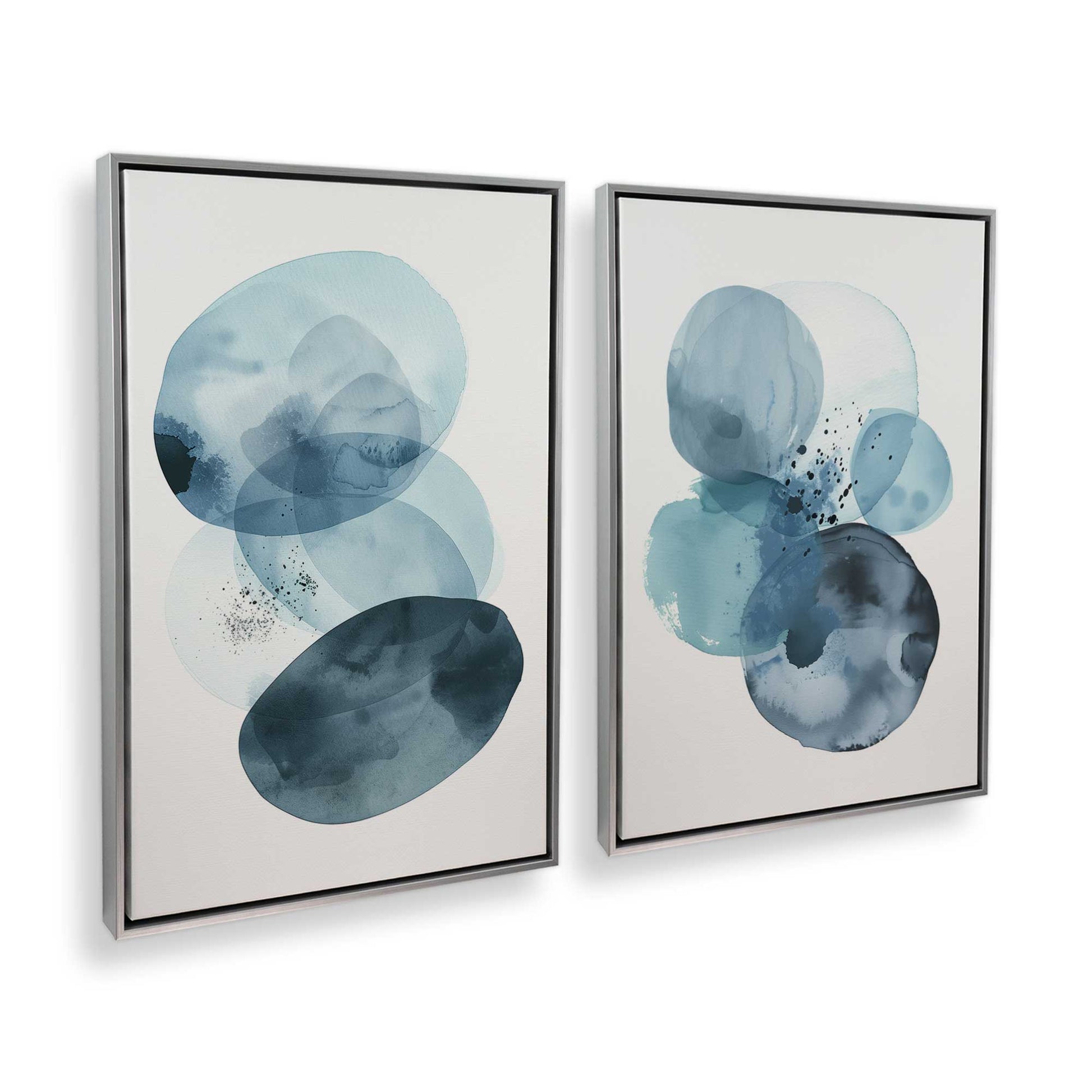 [Color:Polished Chrome], Picture of art in a Polished Chrome frame at an angle