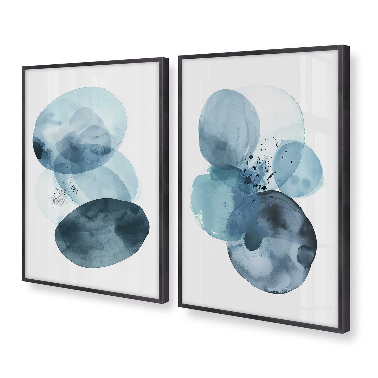 [Color:Weathered Zinc], Picture of art in a Weathered Zinc frame at an angle