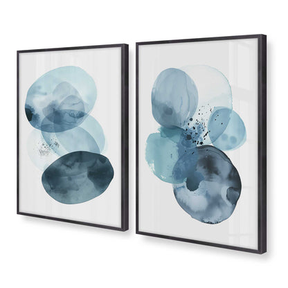 [Color:Weathered Zinc], Picture of art in a Weathered Zinc frame at an angle