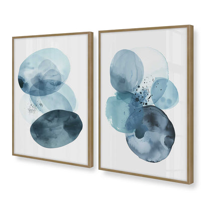 [Color:Brushed Gold], Picture of art in a Brushed Gold frame at an angle