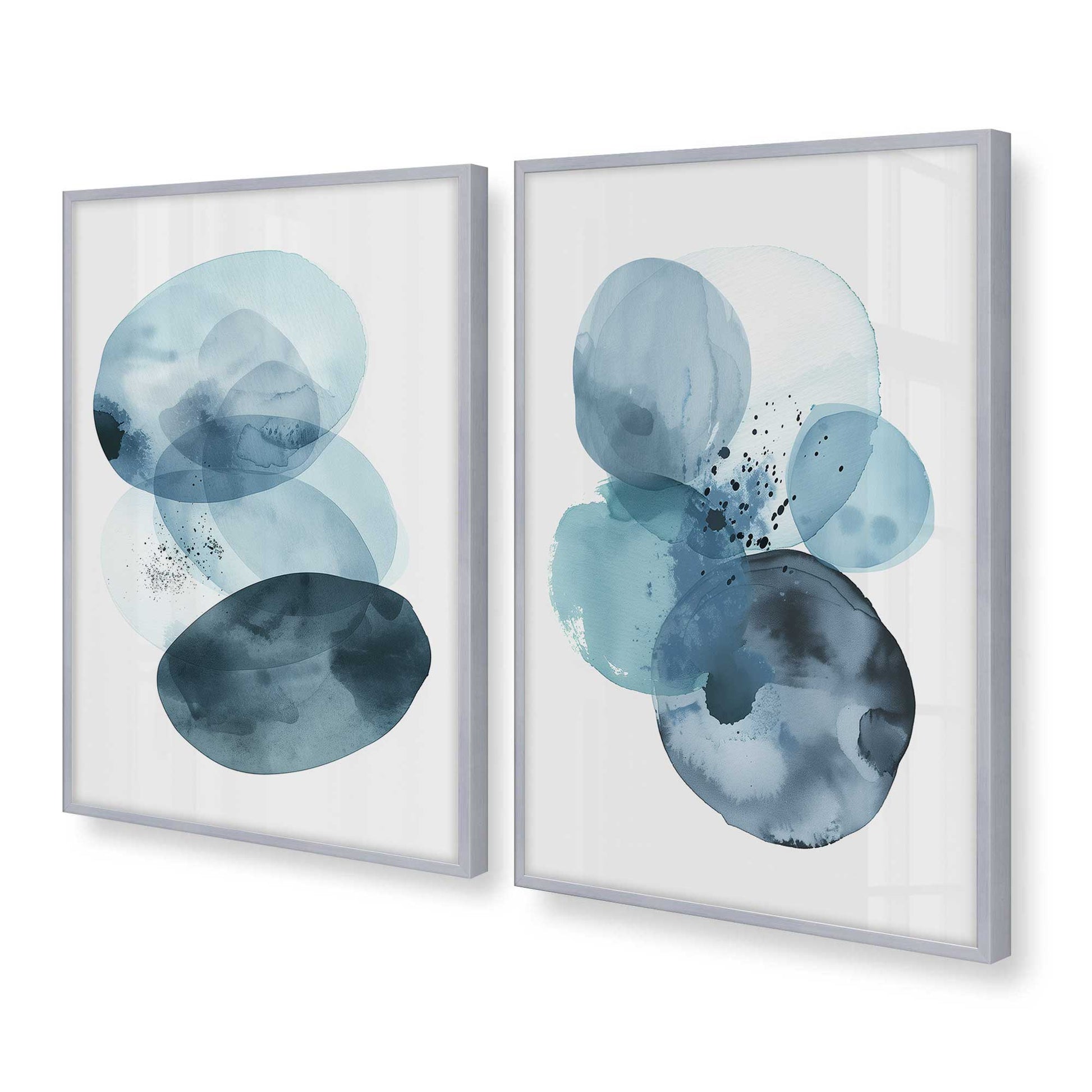 [Color:Polished Chrome], Picture of art in a Polished Chrome frame at an angle