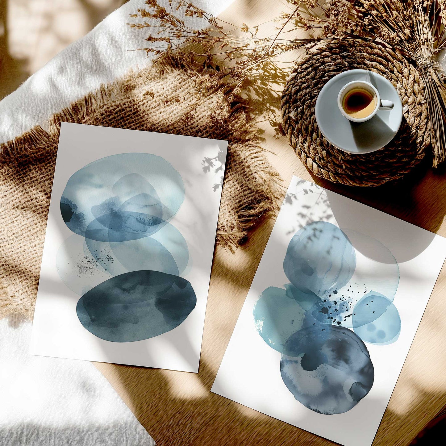 [color:Rolled Print], Picture in a room