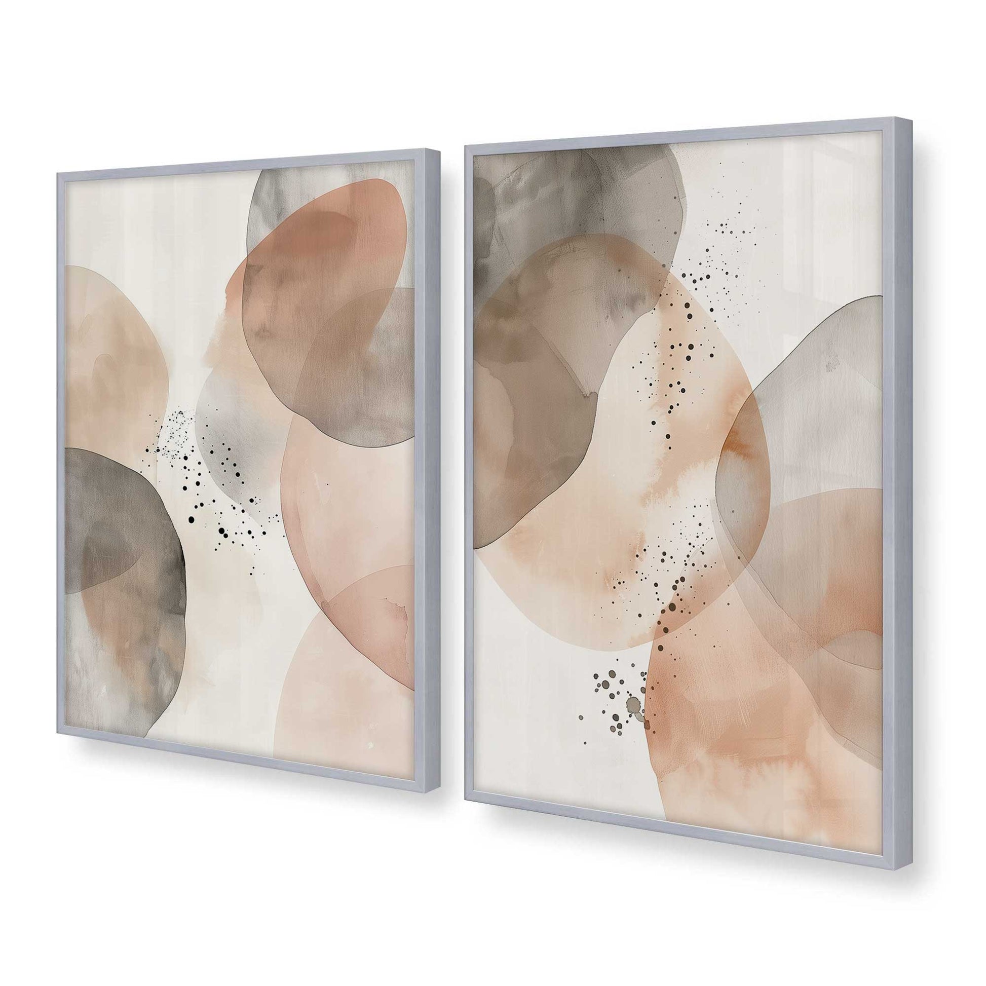 [Color:Polished Chrome], Picture of art in a Polished Chrome frame at an angle