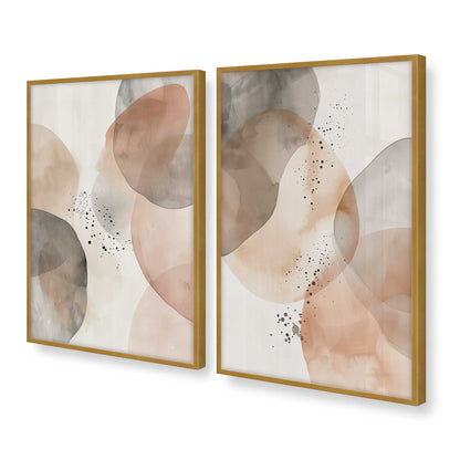 [Color:Polished Gold], Picture of art in a Polished Gold frame at an angle