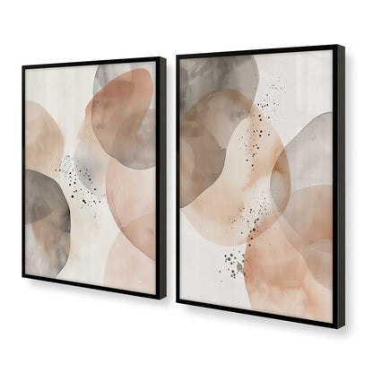 [Color:Satin Black], Picture of art in a Satin Black frame at an angle