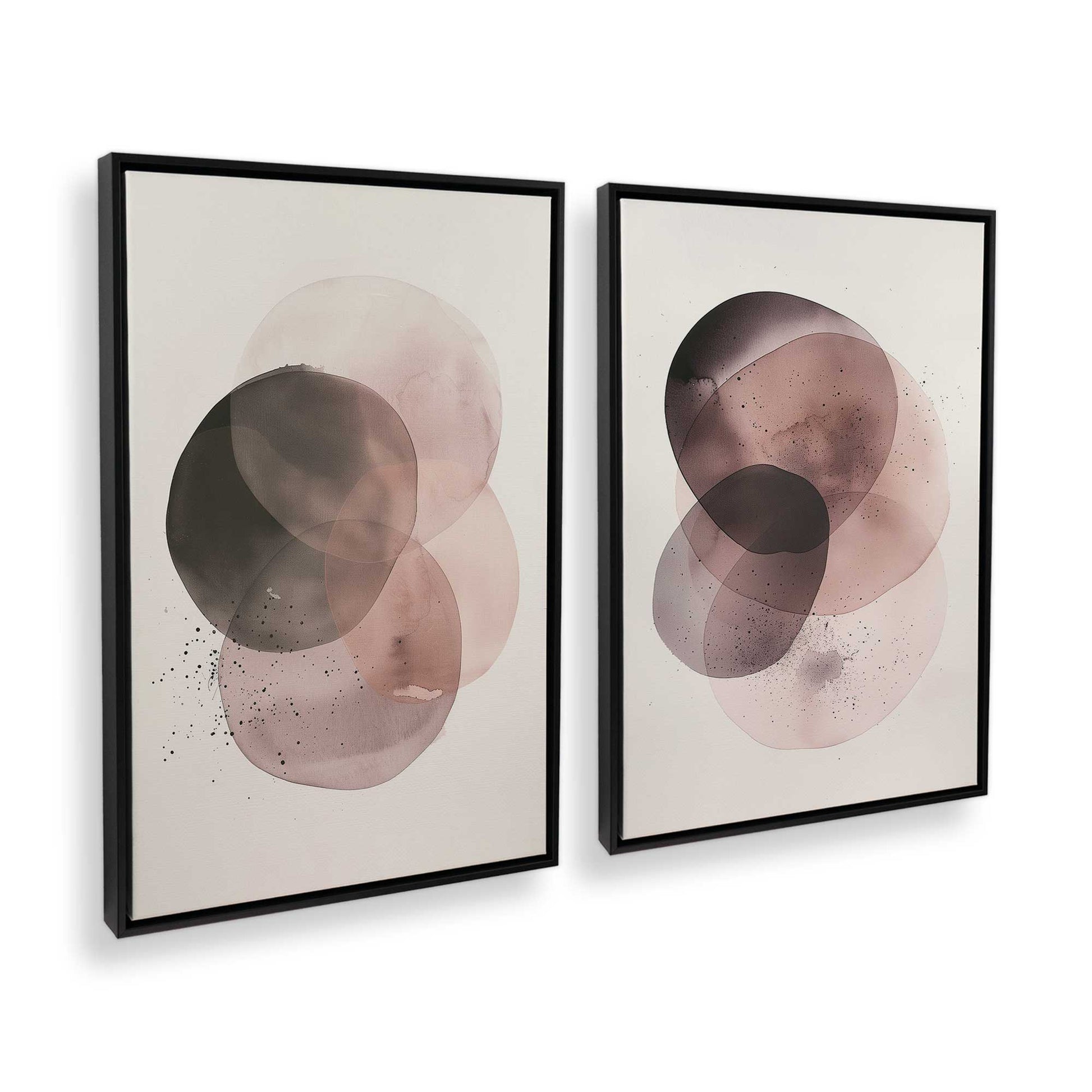 [Color:Satin Black], Picture of art in a Satin Black frame at an angle