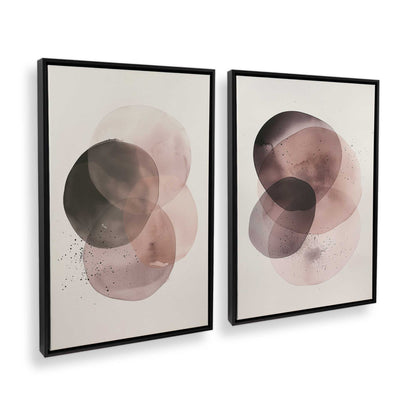 [Color:Satin Black], Picture of art in a Satin Black frame at an angle