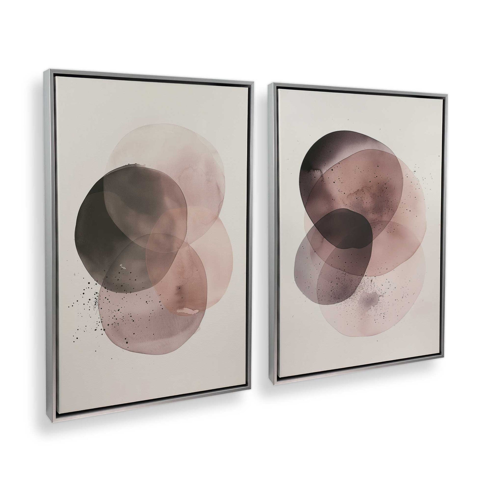 [Color:Polished Chrome], Picture of art in a Polished Chrome frame at an angle