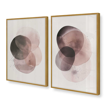 [Color:Polished Gold], Picture of art in a Polished Gold frame at an angle