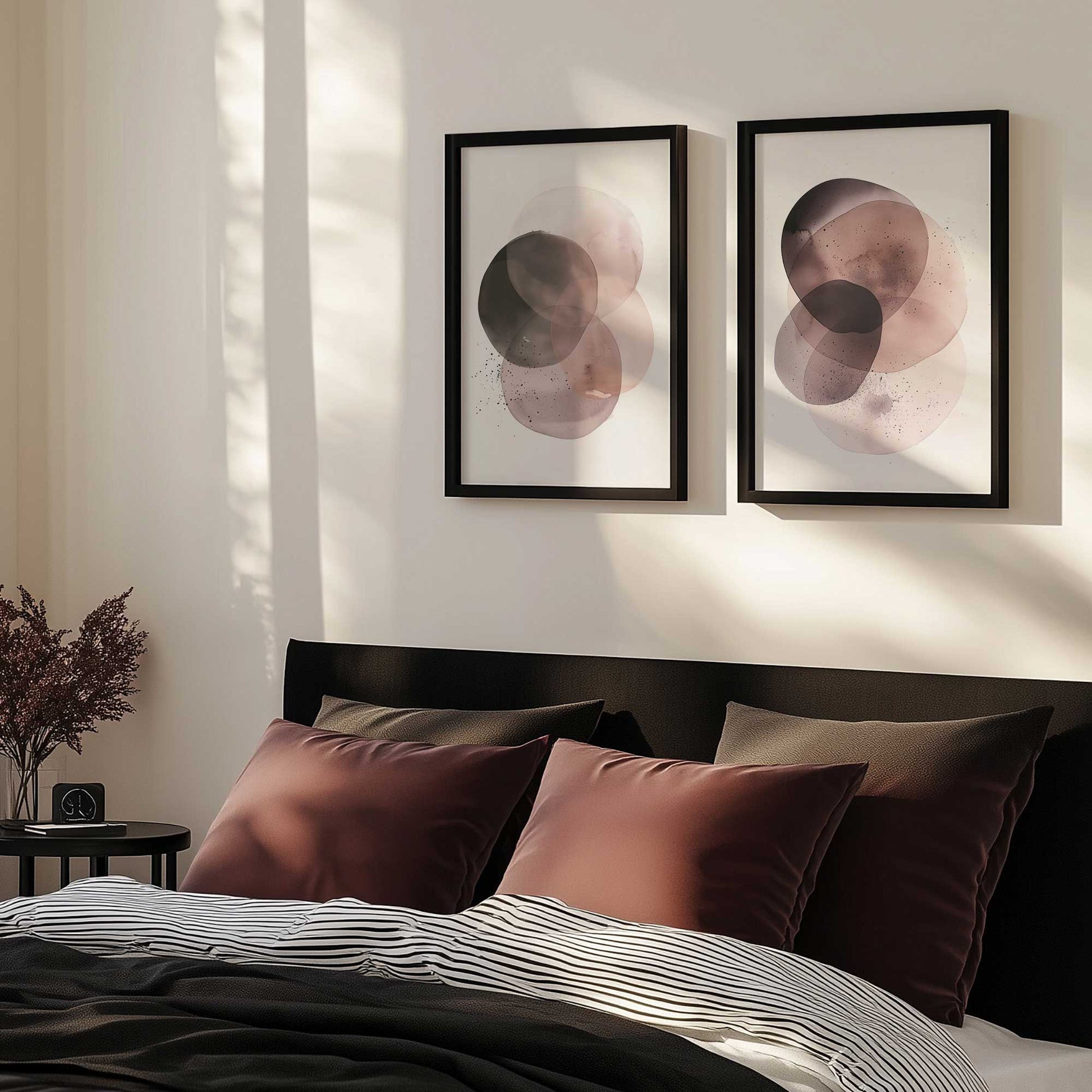 [Color:Brushed Gold], Picture of art in a Brushed Gold frame