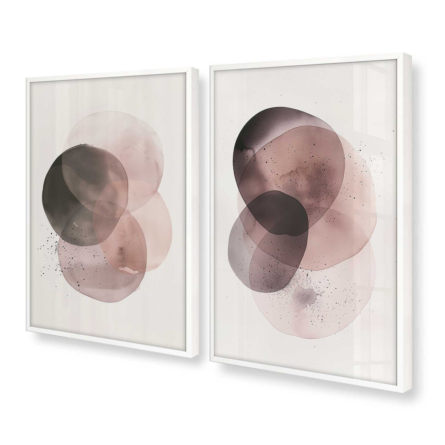 [Color:Opaque White], Picture of art in a Opaque White frame at an angle