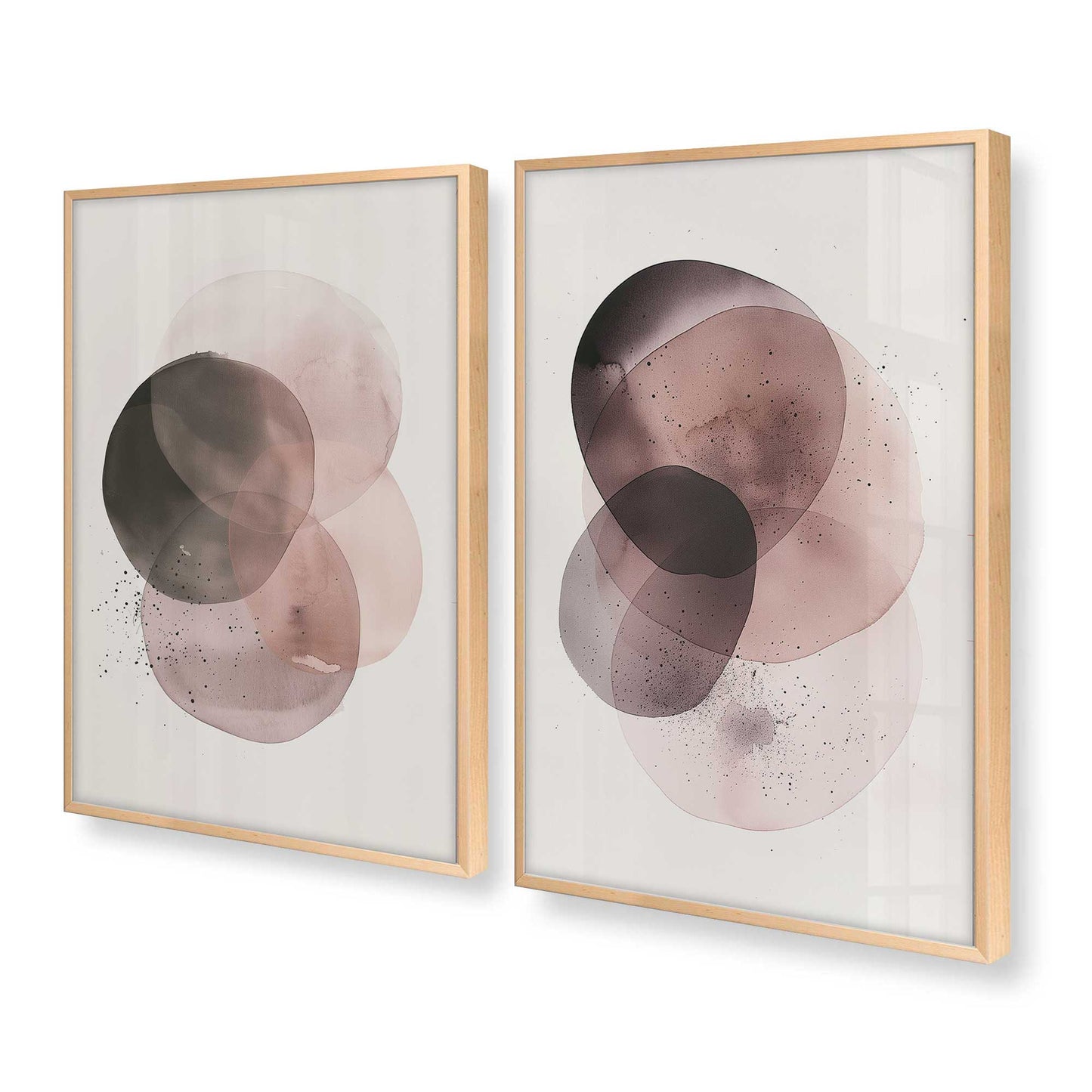 [Color:Raw Maple], Picture of art in a Raw Maple frame at an angle