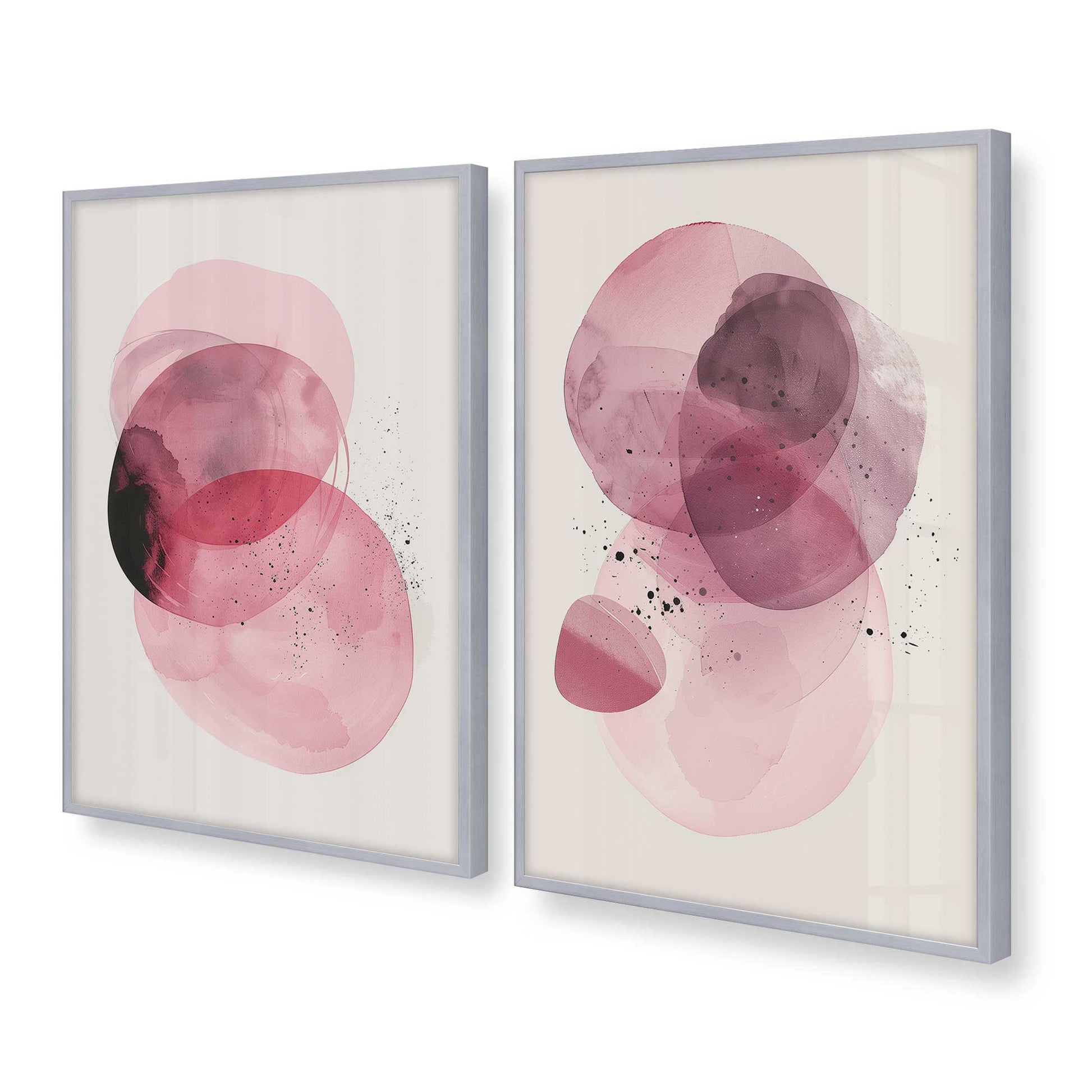 [Color:Polished Chrome], Picture of art in a Polished Chrome frame at an angle